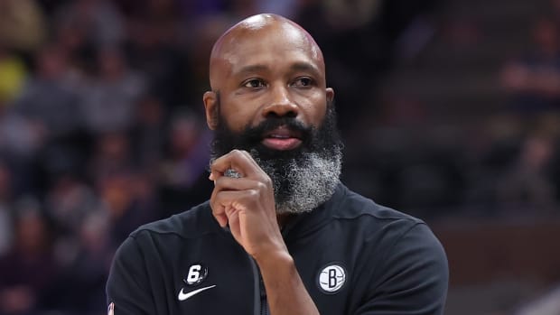 Nets coach Jacque Vaughn